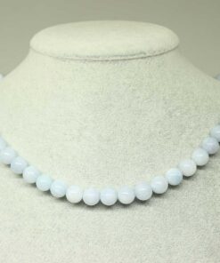 Akuamarin Taşı Kolye 8mm (klipsli)