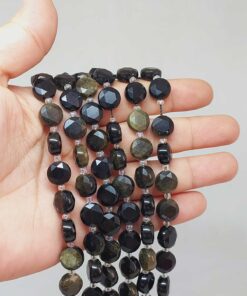 Golden Obsidyen Taşı 5.5x9.5mm Dizi (49906)
