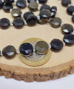 Alternative view of Golden Obsidyen Taşı 5.5x9.5mm Dizi (49906)