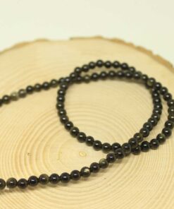 Alternative view of Golden & Siyah Obsidyen Taşı 4.5mm/adet