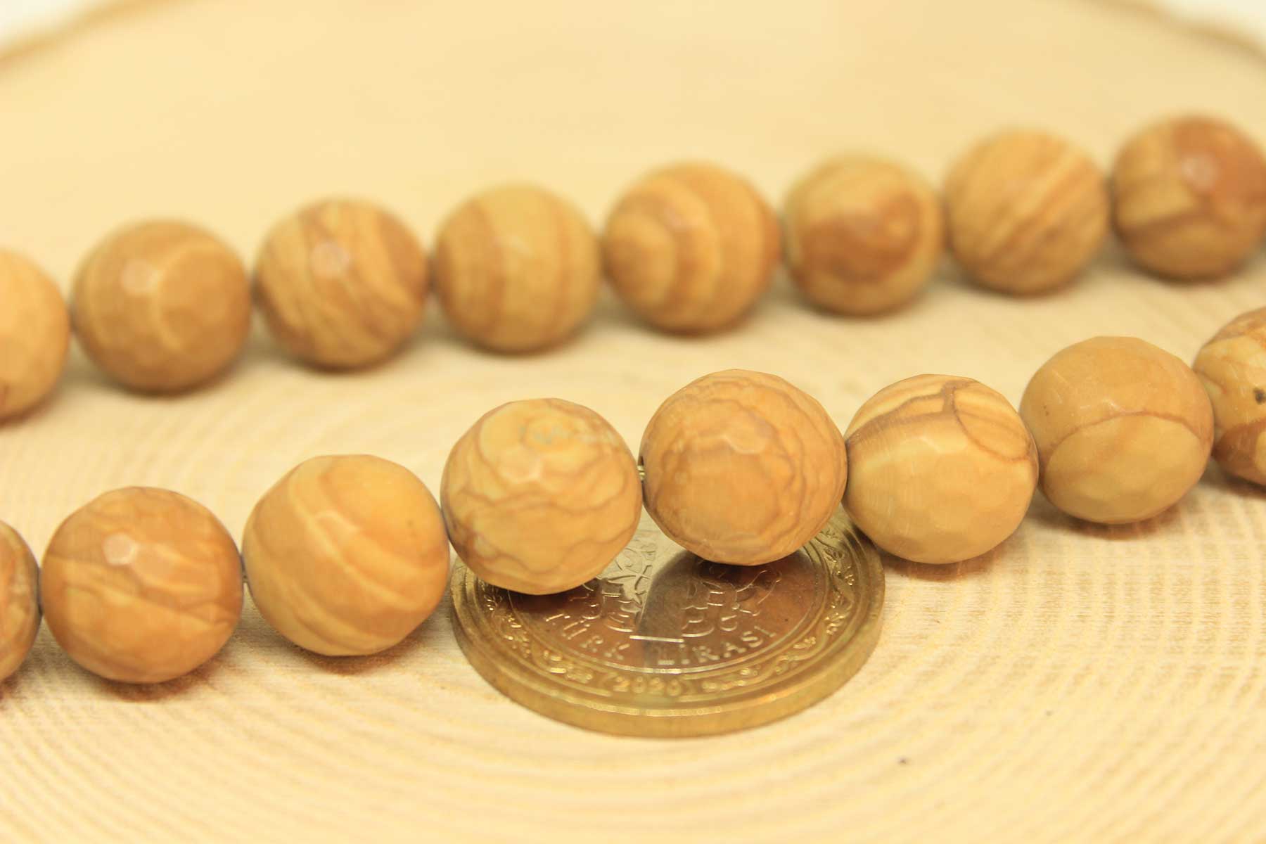 Jasper Taşı 11.5-12mm Aralığı/adet (25840-1)