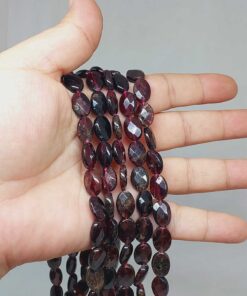 Lal (Garnet)(Granat) Taşı Şekilli Dizi 12*3.5mm (51342)