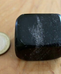 Siyah Obsidyen Taşı Dikdörtgen Şekilli