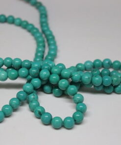 Turkuaz Ela Taşı Quality 8mm YARIM Dizi (18cm uzunluğundadır)