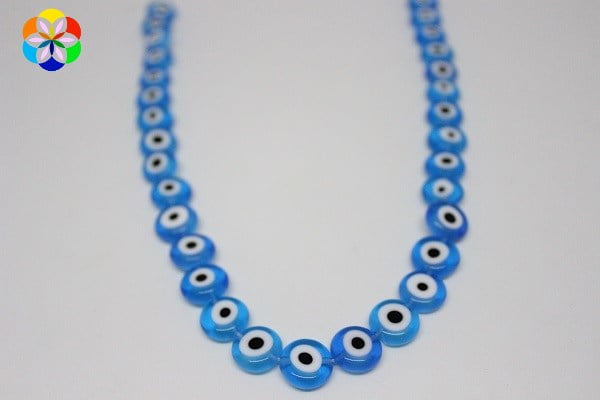 Cam Boncuk Dizi 11mm*4mm (11389)