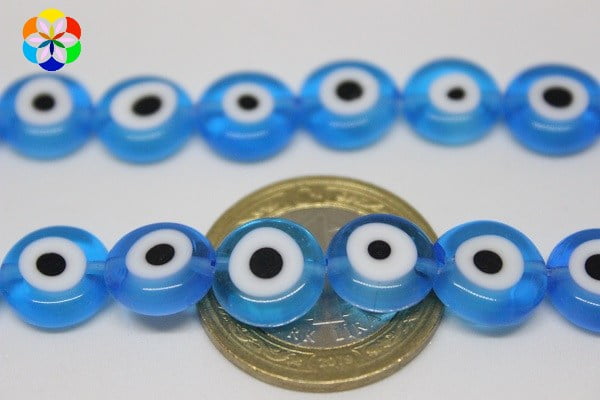 Cam Boncuk Dizi 11mm*4mm (11389) - Görsel 2
