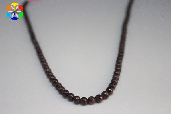 Lal (Granat) (Garnet) Taşı Dizi 5mm - Görsel 2