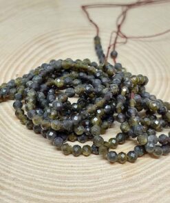 Golden & Siyah Obsidyen Taşı Dizi 2.5mm