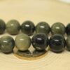 Golden & Siyah Obsidyen Taşı 11-12.5mm Aralığındadır/adet