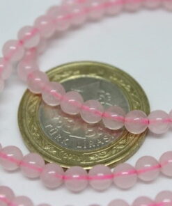 Pembe Kuvars Taşı 4mm/adet