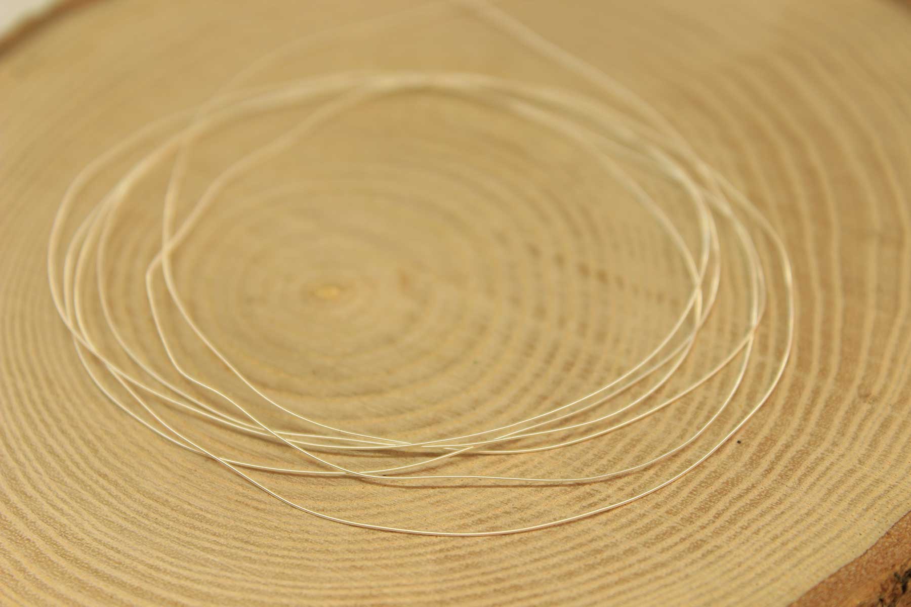 Gümüş 1000 ayar Takı Tasarım Teli - 1.2 Metre Uzunluk 0.3mm kalınlık - Görsel 2
