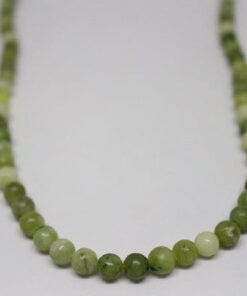 Alternative view of Peridot (Zebercet) Taşı YARIM Dizi 6mm (18cm uzunluğundadır)