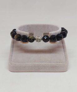Alternative view of Sirius Serisi Golden Obsidyen Taşı 10mm Unisex Bileklik (52930)